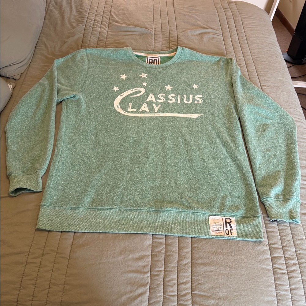 Cassius Clay Muhammad Ali Roots of Fight Crewneck (Size XL)